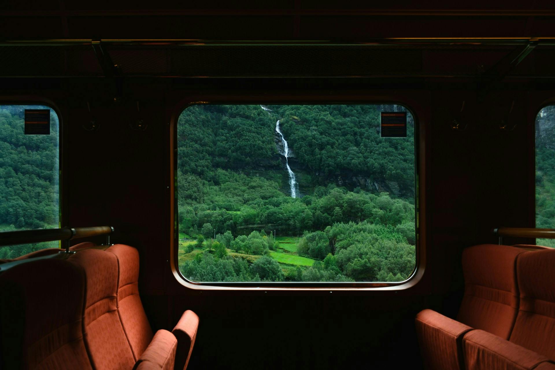 window of train